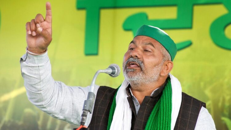 ਸੈਂਟਰ ਸਰਕਾਰ ਨੇ ਜੇ ਕੋਰੋਨਾ ਦੀ ਆੜ ਵਿੱਚ ਕਿਸਾਨ ਅੰਦੋਲਨ ਨੂੰ ਖਤਮ ਕਰਾਉਣ ਦੀ ਕੋਸ਼ਿਸ਼ ਕੀਤੀ ਤਾਂ ਬੀ.ਜੇ.ਪੀ. ਦੇ ਲੀਡਰਾਂ ਨੂੰ ਪਿੰਡਾਂ ਵਿੱਚ ਨਹੀਂ ਵੜ੍ਹਨ ਦਿੱਤਾ ਜਾਵੇਗਾ : ਰਾਕੇਸ਼ ਟਿਕੈਤ