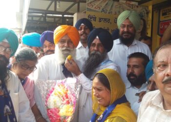 ਬਾਘਾ ਪੁਰਾਣਾ ਵਿਖੇ ਅਕਾਲੀ – ਬਸਪਾ ਗਠਜੋੜ ਦੀ ਖੁਸ਼ੀ ਵਿੱਚ ਵੰਡੇ ਲੱਡੂ