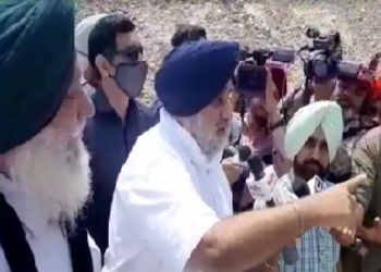 ਸੁਖਬੀਰ ਬਾਦਲ ਦਾ ਬਿਆਸ ਮਗਰੋਂ ਅੱਜ ਹਾਜੀਪੁਰ ਵਿੱਚ ਹੁੰਦੀ ਨਾਜਾਇਜ਼ ਮਾਈਨਿੰਗ ਦੀ ਪੋਲ ਖੋਲ੍ਹਣ ਲਈ ਮਾਰਿਆ ਛਾਪਾ, ਕੈਪਟਨ ਨੂੰ ਲਲਕਾਰ ਹੁਣ  ਕਲੀਨ ਚਿੱਟ ਦੇ ਕੇ ਦਿਖਾਉਣ