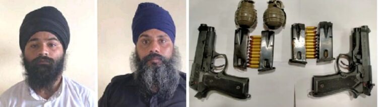 ਪੰਜਾਬ ਪੁਲਿਸ ਵੱਲੋਂ ਸੁਤੰਤਰਤਾ ਦਿਵਸ ਮੌਕੇ ਵੱਡੇ ਹਮਲੇ ਨੂੰ ਟਾਲਦਿਆਂ 2 ਅੱਤਵਾਦੀ ਗ੍ਰਿਫਤਾਰ, ਹੱਥ ਗੋਲੇ ਅਤੇ ਹੋਰ ਹਥਿਆਰ ਕੀਤੇ ਜ਼ਬਤ