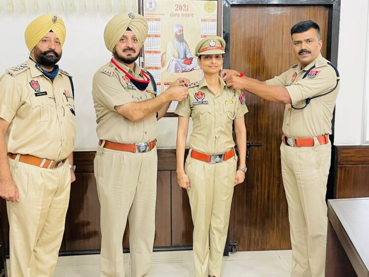 ਵੋਮੈਨ ਸੈੱਲ ਦੇ ਇੰਚਾਰਜ ਪ੍ਰਭਜੋਤ ਕੌਰ ਦੀ ਹੋਈ ਤਰੱਕੀ, ਬਣੇ ਇੰਸਪੈਕਟਰ