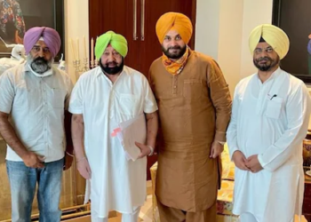 ਨਵਜੋਤ ਸਿੰਘ ਸਿੱਧੂ ਅਤੇ ਕੈਪਟਨ ਅਮਰਿੰਦਰ ਸਿੰਘ ਦਰਮਿਆਨ ਹੋਈ ਮੀਟਿੰਗ