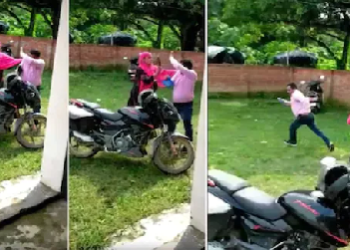 ਪ੍ਰਾਇਮਰੀ ਸਕੂਲ ਦੇ ਹੈਡਮਾਸਟਰ ਨੂੰ ਔਰਤ ਅਧਿਆਪਕਾ ਨੇ ਕੁੱਟਿਆ ਚੱਪਲਾਂ ਨਾਲ ਵੀਡੀਓ ਵਾਰਿਰਲ