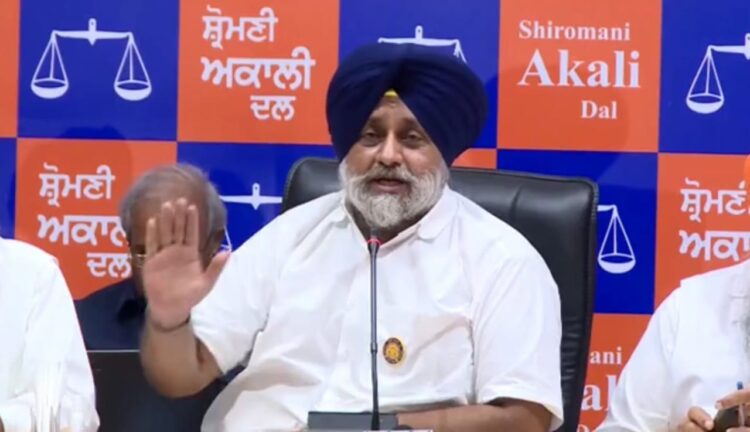 ਅਕਾਲੀ ਦਲ ਦੀਆਂ ਰੈਲੀਆਂ ਦਾ ਵਿਰੋਧ, ਕਾਂਗਰਸ ਅਤੇ ਆਮ ਆਦਮੀ ਪਾਰਟੀ ਦੇ ਵਰਕਰ ਰਹੇ ਹੈ :- ਸੁਖਬੀਰ ਬਾਦਲ