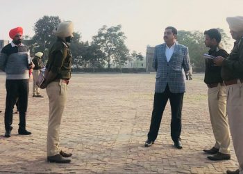 ਮੋਗਾ ਬੱਧਨੀ ਕਲਾਂ ਵਿੱਚ ਮੁੱਖ ਮੰਤਰੀ ਚੰਨੀ ਆਮਦ ਨੂੰ ਲੈ ਕੇ ਐਸ ਐਸ ਪੀ ਮੰਡ ਨੇ ਲਿਆ ਜਾਇਜ਼ਾ