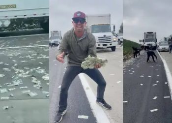 ਵਾਪਰੀ ਹੈਰਾਨ ਕਰਨ ਵਾਲੀ ਘਟਨਾ, ਅਮਰੀਕਾ ਵਿੱਚ ਪਿਆ ਨੋਟਾਂ ਦਾ ਮੀਂਹ