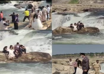 ਜਦੋਂ ਪ੍ਰੀ ਵੈਡਿੰਗ ਸ਼ੂਟ ਕਰਾਉਣ ਗਿਆ ਨੂੰ ਪੈ ਜਾਨ ਬਚਾਉਣ ਦੇ ਲਾਲੇ ,ਅਚਾਨਕ ਖੁੱਲ੍ਹ ਗਏ ਡੈਮ ਦੇ ਗੇਟ