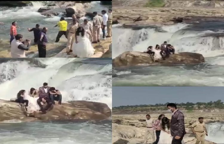 ਜਦੋਂ ਪ੍ਰੀ ਵੈਡਿੰਗ ਸ਼ੂਟ ਕਰਾਉਣ ਗਿਆ ਨੂੰ ਪੈ ਜਾਨ ਬਚਾਉਣ ਦੇ ਲਾਲੇ ,ਅਚਾਨਕ ਖੁੱਲ੍ਹ ਗਏ ਡੈਮ ਦੇ ਗੇਟ
