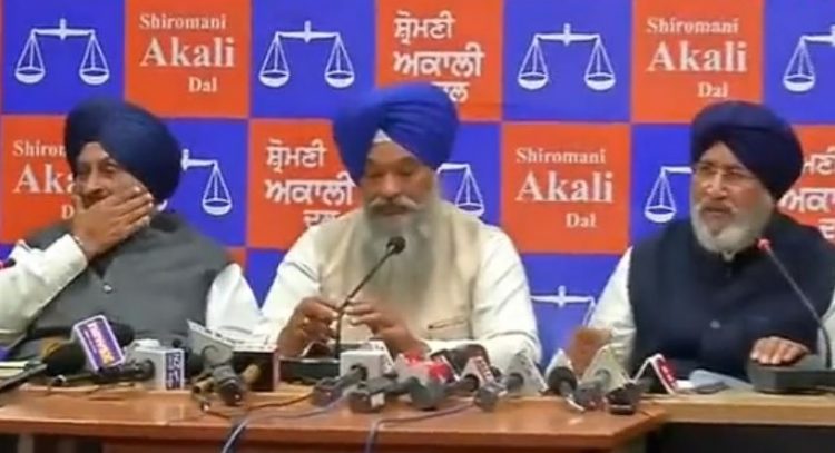 ਅਕਾਲੀ ਦਲ ਦੀ ਲੀਡਰਸ਼ਿਪ ਹੋਈ ਚਿੰਤਤ, ਕਿਹਾ  ਸੁਖਬੀਰ ਬਾਦਲ ਨੂੰ ਝੂਠੇ ਕੇਸ ਵਿੱਚ ਫਸਾ ਸਕਦੀ ਹੈ ਕਾਂਗਰਸ ਸਰਕਾਰ