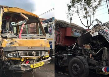 ਮੋਗਾ ਵਿਚ ਸਕੂਲ ਅਤੇ ਟਰਾਲੇ ਦੀ ਹੋਈ ਭਿਆਨਕ ਟੱਕਰ, ਕਈ ਜਖਮੀ