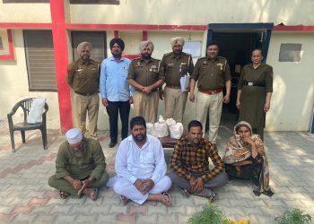 ਸੀ.ਆਈ.ਏ ਸਟਾਫ ਬਾਘਾਪੁਰਾਣਾ ਵੱਲੋਂ ਦੋ ਵੱਖ – ਵੱਖ ਮੁਕੱਦਮਿਆ ਵਿੱਚ 3 ਕਿੱਲੋ 500 ਗ੍ਰਾਮ ਅਫੀਮ ਸਮੇਤ 4 ਦੋਸ਼ੀ ਅਤੇ 50 ਗ੍ਰਾਮ ਹੈਰੋਇਨ ਸਮੇਤ 01 ਦੋਸ਼ੀ ਕਾਬੂ