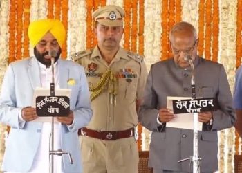 ਪੰਜਾਬ ਨੂੰ ਅੱਜ ਮਿਲਿਆ ਨਵਾਂ ਮੁੱਖ ਮੰਤਰੀ ਭਗਵੰਤ ਮਾਨ, ਖਟਕੜਾਂ ਵਿੱਚ ਚੱਕੀ ਸਹੁੰ￼