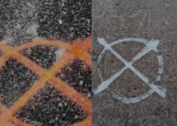 ਯੂਕਰੇਨ ਦੀ ਰਾਜਧਾਨੀ ਕੀਵ ਵਿਚ ਇਮਾਰਤਾਂ  ਛੱਤਾਂ ਉਪਰ ਰਹੱਸਮਈ ਨਿਸ਼ਾਨਾ ਨੂੰ ਲੈ ਕੇ ਲੋਕਾਂ ਵਿੱਚ ਦਹਿਸ਼ਤ ਦਾ ਮਹੌਲ