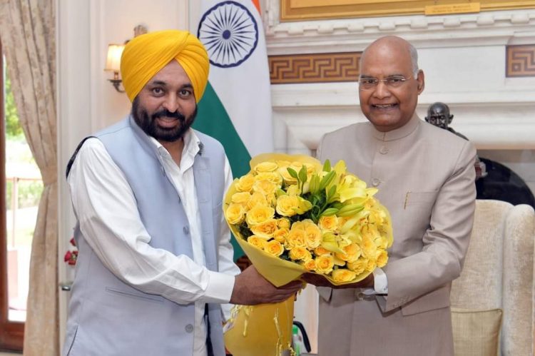 ਪੰਜਾਬ ਦੇ ਮੁੱਖ ਮੰਤਰੀ ਭਗਵੰਤ ਮਾਨ ਨੇ ਦੇਸ਼ ਦੇ ਰਾਸ਼ਟਰਪਤੀ ਅਤੇ ਉਪ ਰਾਸ਼ਟਰਪਤੀ ਨਾਲ ਕੀਤੀ ਮੁਲਾਕਾਤ