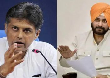 ਨਵਜੋਤ ਸਿੰਘ ਸਿੱਧੂ ਨੂੰ ਕਾਂਗਰਸ ਦੇ ਸਾਂਸਦ ਮੈਂਬਰ ਮਨੀਸ਼ ਤਿਵਾੜੀ ਨੇ ਦੱਸਿਆ ਕਿਰਾਏਦਾਰ