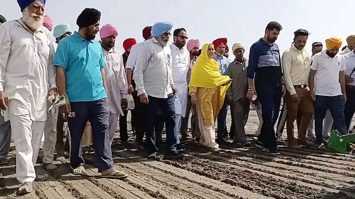 20 ਮਈ ਤੋਂ ਪਹਿਲਾਂ ਹੀ ਭਗਵੰਤ ਮਾਨ ਦੀ ਮਾਤਾ ਨੇ ਆਪਣੇ ਪਿੰਡ ਵਿੱਚ ਸ਼ੁਰੂ ਕਾਰਵਾਈ ਝੋਨੇ ਦੀ ਸਿਧੀ ਬਿਜਾਈ