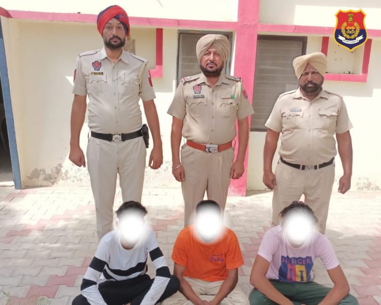 ਸੀ. ਆਈ.ਏ. ਸਟਾਫ ਬਾਘਾਪੁਰਾਣਾ ਨੂੰ ਮਿਲੀ ਵੱਡੀ ਸਫਲਤਾ, 7500 ਨਸ਼ੀਲੀਆਂ ਗੋਲੀਆਂ ਸਮੇਤ 3 ਕਾਬੂ