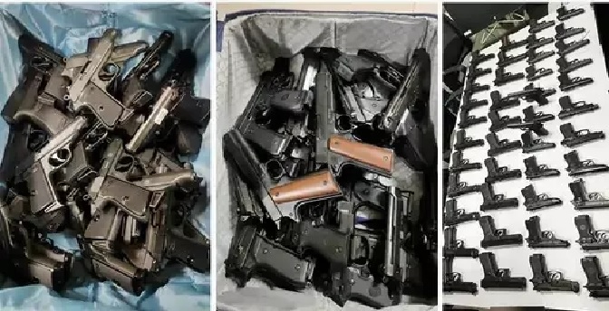 ਦਿੱਲੀ ਏਅਰਪੋਰਟ ਤੋਂ 45 ਪਿਸਟਲਾਂ ਸਮੇਤ ਵੀਅਤਨਾਮ ਤੋਂ ਆ ਰਹੇ ਪੰਜਾਬੀ ਜੋੜਾ ਕੀਤਾ ਗ੍ਰਿਫਤਾਰ 