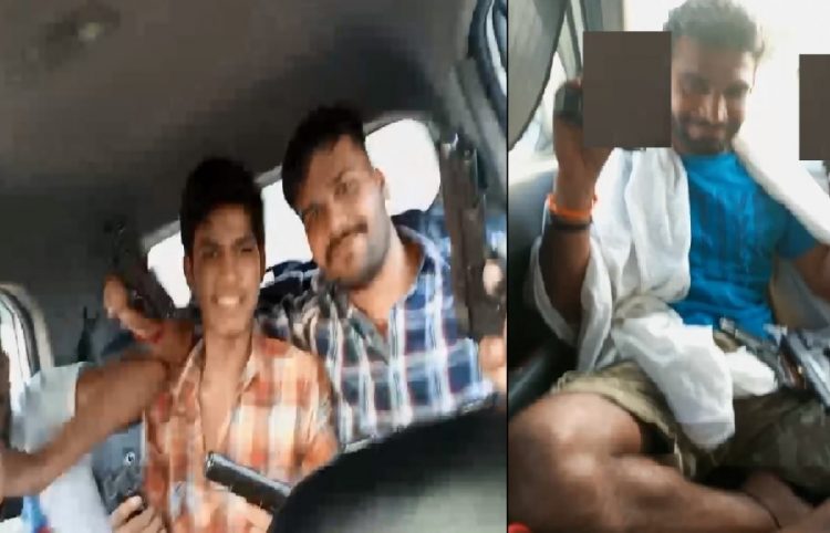 ਸਿੱਧੂ ਮੂਸੇਵਾਲਾ ਦੇ ਕਾਤਲਾਂ ਵੱਲੋਂ ਕਤਲ ਕਰਕੇ ਬੇਖੌਫ ਹੋ ਕੇ ਗੱਡੀ ਵਿੱਚ ਗਾਣਾ ਲਾ ਕੇ ਹਥਿਆਰ ਨਾਲ ਝੂਮਣਾਂ,ਕੀ ਪੰਜਾਬ ਵਿੱਚ ਅਪਰਾਧੀਆਂ ਨੂੰ ਕੋਈ ਡਰ ਨਹੀਂ ￼