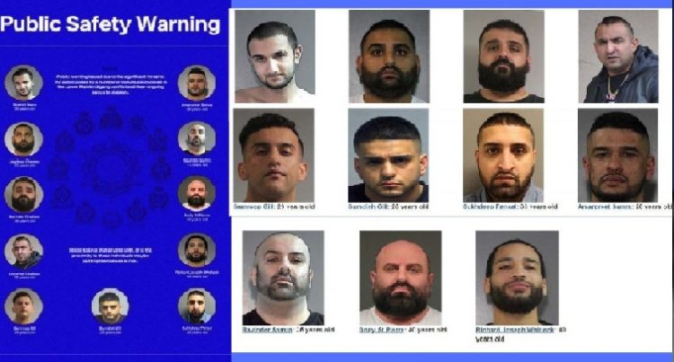 ਕੈਨੇਡਾ ਪੁਲਿਸ ਨੇ ਲੋਕਾਂ ਨੂੰ ਦਿੱਤੀ ਚਿਤਾਵਨੀ, ਇੰਨਾ 11 ਗੈਂਗਸਟਰਾਂ ਤੋਂ ਬਚੋ, ਤਸਵੀਰਾਂ ਵਿੱਚ 9 ਪੰਜਾਬੀ ਵੀ ਸ਼ਾਮਲ 