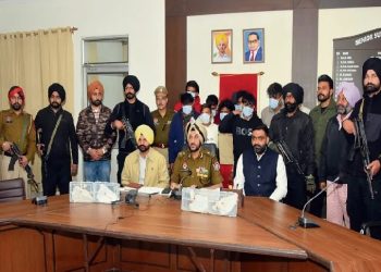 ਪੁਲੀਸ ਨੂੰ ਵੱਡੀ ਕਾਮਯਾਬੀ, ਹਥਿਆਰਾਂ ਅਤੇ ਡਰੋਨ ਸਮੇਤ 10 ਗੈਂਗਸਟਰ ਕੀਤੇ ਗ੍ਰਿਫਤਾਰ 