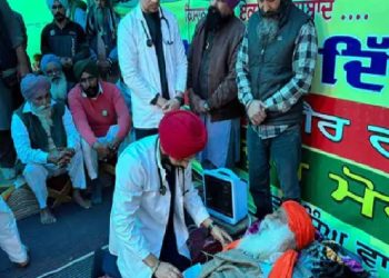 ਭੁੱਖ ਹੜਤਾਲ ਤੇ ਬੈਠੇ ਕਿਸਾਨ ਆਗੂ ਜਗਜੀਤ ਸਿੰਘ ਡੱਲੇਵਾਲ ਦੀ ਸਿਹਤ ਨਾਜ਼ੁਕ 
