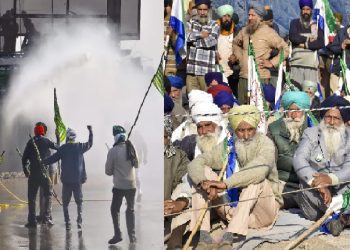 ਕਿਸਾਨਾਂ ਵੱਲੋਂ ਫਿਰ ਦਿੱਲੀ ਜਾਣ ਦੀ ਕੀਤੀ ਗਈ ਕੋਸ਼ਿਸ਼,ਹਰਿਆਣਾ ਪੁਲੀਸ ਨੇ ਛੱਡੇ ਅੱਥਰੂ ਗੈਸ ਦੇ ਗੋਲੇ,15 ਕਿਸਾਨ ਜ਼ਖ਼ਮੀ 