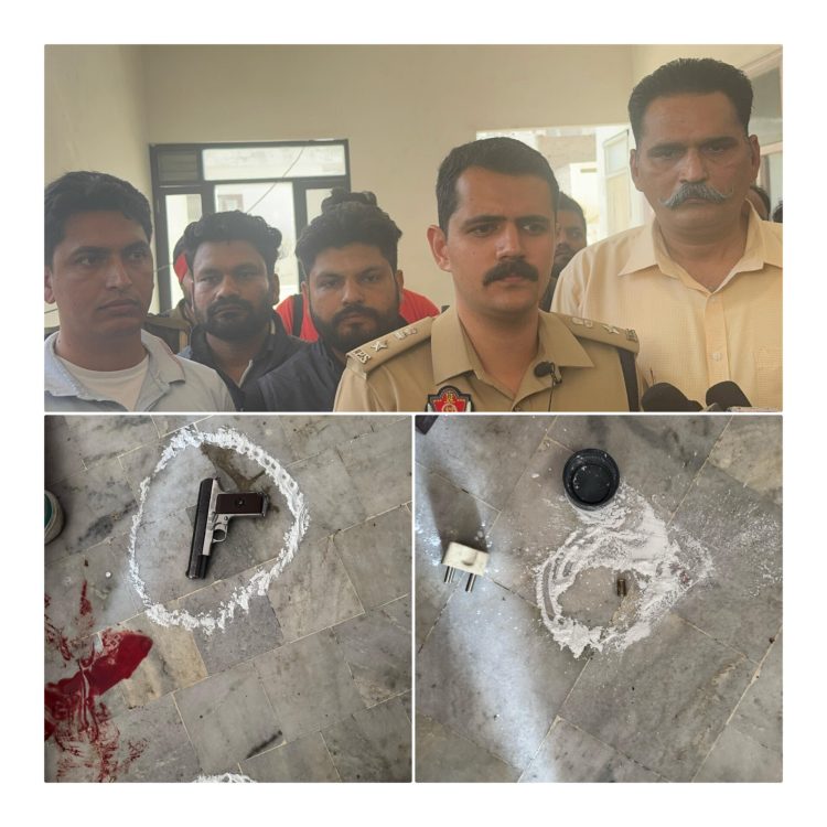 ਮੋਗਾ ਵਿੱਚ ਪੁਲੀਸ ਨੇ ਕੀਤਾ ਐਨਕਾਉਂਟਰ, ਇੱਕ ਵਿਅਕਤੀ ਅਸਲੇ ਸਮੇਤ ਕੀਤਾ ਕਾਬੂ 