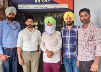 ਵਿਜੀਲੈਂਸ ਵਿਭਾਗ ਨੇ ਪੀਐਸਪੀਸੀਐਲ ਦੇ ਜੇਈ ਨੂੰ 10000 ਰੁਪਏ ਰਿਸ਼ਵਤ ਲੈਂਦਿਆਂ ਰੰਗੇ ਹੱਥੀਂ ਕਾਬੂ ਕੀਤਾ