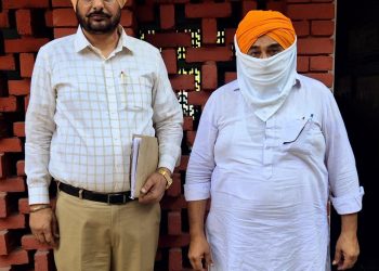 ਸਮਾਲਸਰ ਥਾਣੇ ਦਾ ਏ ਐਸ ਆਈ 10,000 ਰੁਪਏ ਰਿਸ਼ਵਤ ਲੈਂਦਾ ਵਿਜੀਲੈਂਸ ਵਿਭਾਗ ਵੱਲੋਂ ਰੰਗੇ ਹੱਥੀਂ ਕਾਬੂ