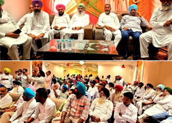 ਬਾਘਾਪੁਰਾਣਾ ਵਿੱਚ ਕਾਂਗਰਸੀ ਆਗੂ ਬਾਬਾ ਜਗਸੀਰ ਸਿੰਘ ਦੀ ਅਗਵਾਈ ਵਿੱਚ ਮੋਗਾ ਰੈਲੀ ਨੂੰ ਲੈਕੇ ਹੋਈ ਮੀਟਿੰਗ 