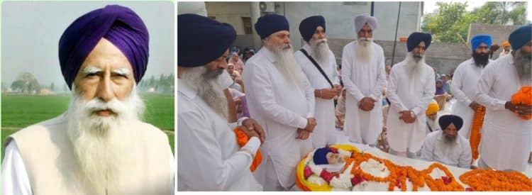 ਵੀਹਵੀਂ ਸਦੀ ਦੇ ਮਹਾਨ ਯੋਧੇ ਸ਼ਹੀਦ ਸੰਤ ਗਿਆਨੀ ਜਰਨੈਲ ਸਿੰਘ ਭਿੰਡਰਾਂਵਾਲਿਆਂ ਦੇ ਵੱਡੇ ਭਰਾਤਾ ਕੈਪਟਨ ਹਰਚਰਨ ਰੋਡੇ ਹੋਏ ਪੰਜ ਤੱਤਾਂ ਵਿੱਚ ਵਲੀਨ