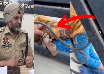 ਔਰਤ ਏ ਐਸ ਆਈ ਨੇ ਆਪਣੀ ਹੀ ਨਿੱਕੀ ਜੇਹੀ ਪੋਤੀ ਨੂੰ ਗੇਟ ਨਾਲ ਬੰਨ ਕੇ ਕਈ ਘੰਟੇ ਰੱਖਿਆ, ਪੁਲਿਸ ਨੇ ਕੀਤੀ ਕਾਰਵਾਈ 
