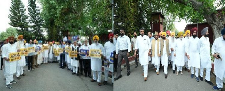 ਪੰਜਾਬ ਦੇ ਮੁੱਖ ਮੰਤਰੀ ਆਪਣੇ ਵਿਧਾਇਕਾਂ ਨੂੰ ਨਾਲ ਲੈਕੇ ਰਾਸ਼ਟਰਪਤੀ ਨੂੰ ਮਿਲਣ ਦਿੱਲੀ ਪਹੁੰਚੇ,12 ਵਜੇ ਹੋਵੇਗੀ ਮੁਲਾਕਾਤ 