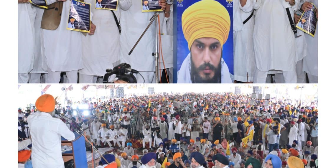 ਅਕਾਲੀ ਦਲ ਵਾਰਿਸ ਪੰਜਾਬ ਦੇ ਵੱਲੋਂ ਬਾਬਾ ਬਕਾਲਾ ਸਾਹਿਬ ਦੀ ਧਰਤੀ ਤੇ ਬੇਮਿਸਾਲ ਇਕੱਠ,ਪੰਜਾਬ ’ਚ ਨਸ਼ਿਆਂ ਬਾਰੇ ਵ੍ਹਾਈਟ ਪੇਪਰ ਜਾਰੀ ਕਰਨ ਦਾ ਲਿਆ ਪਹਿਲਾ ਅਹਿਦ